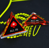 Poker All In Button Triangle Acrylic Cards Guard