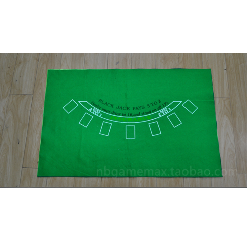 Double Function Green Poker Felt Layout 90*60 cm Table clothe