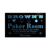 Brown's Poker Room Casino Custom Personalized Name Neon Sign